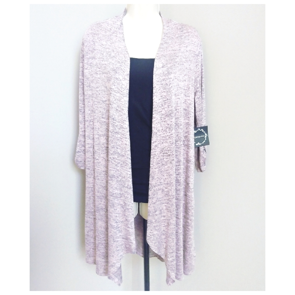 Corvia Cardigan Pink Soft Top‎